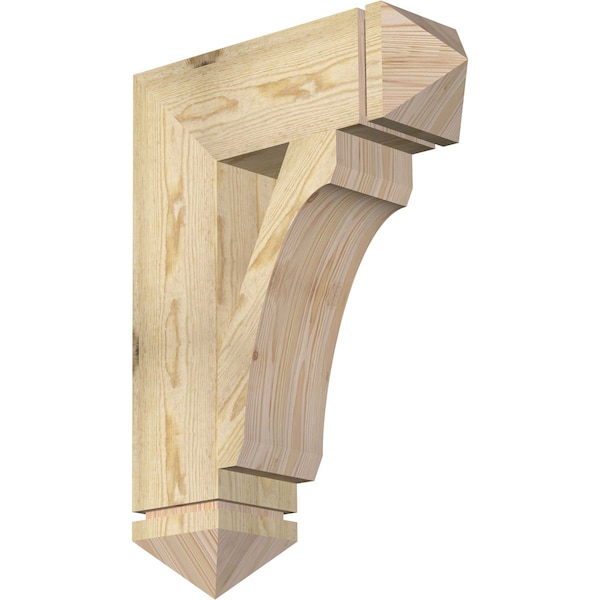 Ekena Millwork Legacy Arts & Crafts Rough Sawn Bracket, Douglas Fir, 6"W x 20"D x 28"H BKT06X20X28LEC03RDF - main
